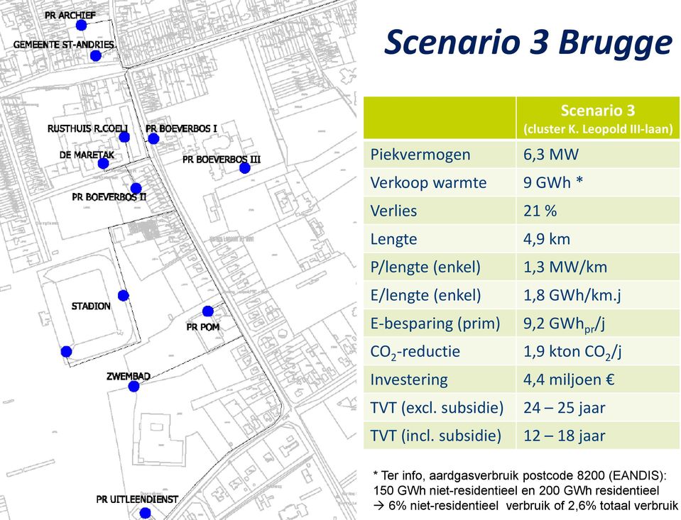 GWh/km.j E-besparing (prim) 9,2 GWh pr /j CO 2 -reductie 1,9 kton CO 2 /j Investering 4,4 miljoen TVT (excl.