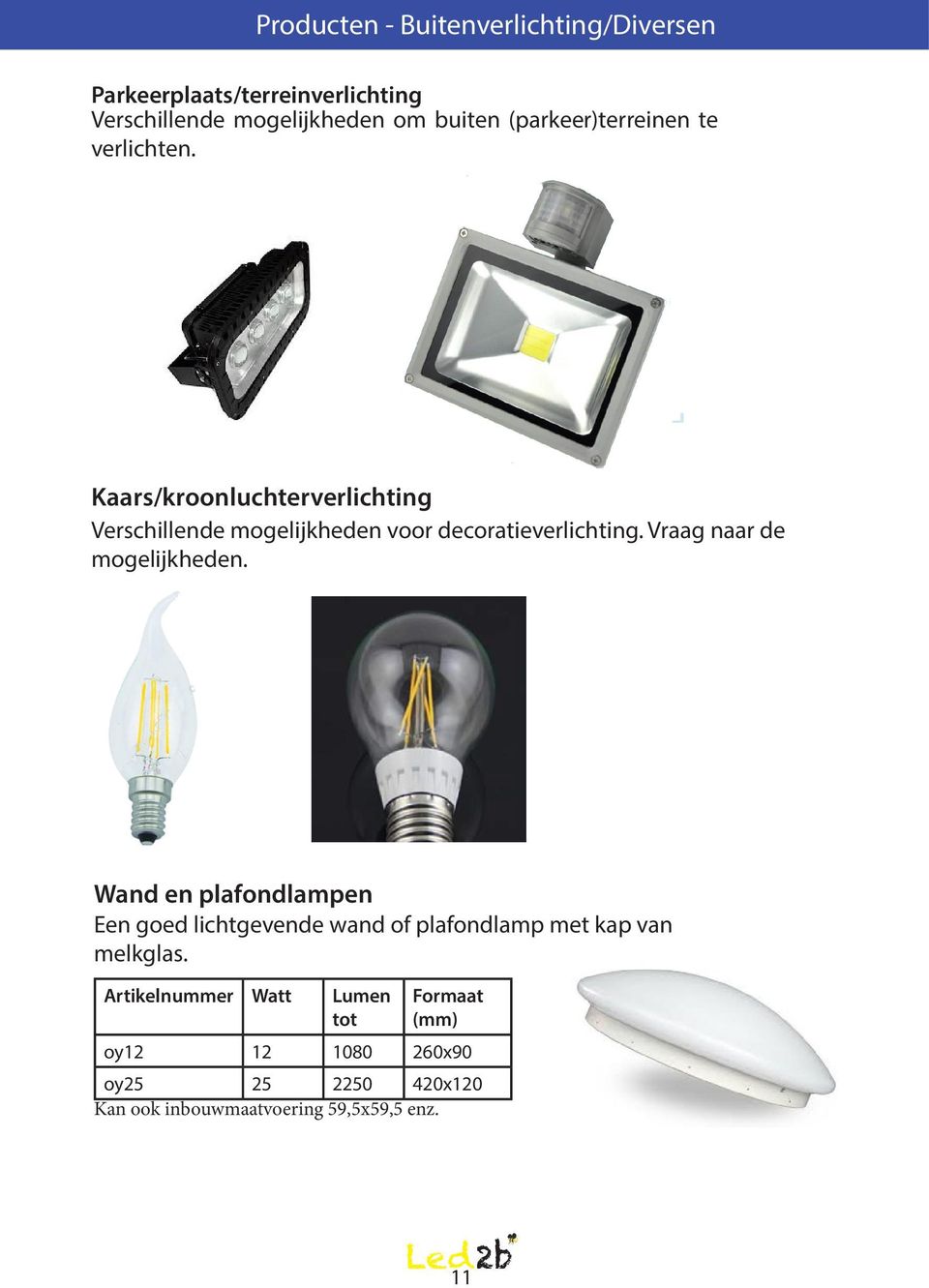 Kaars/kroonluchterverlichting Verschillende mogelijkheden voor decoratieverlichting.