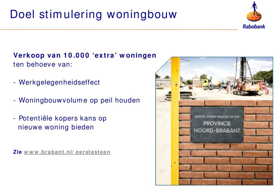 Werkgelegenheidseffect - Woningbouwvolume op peil