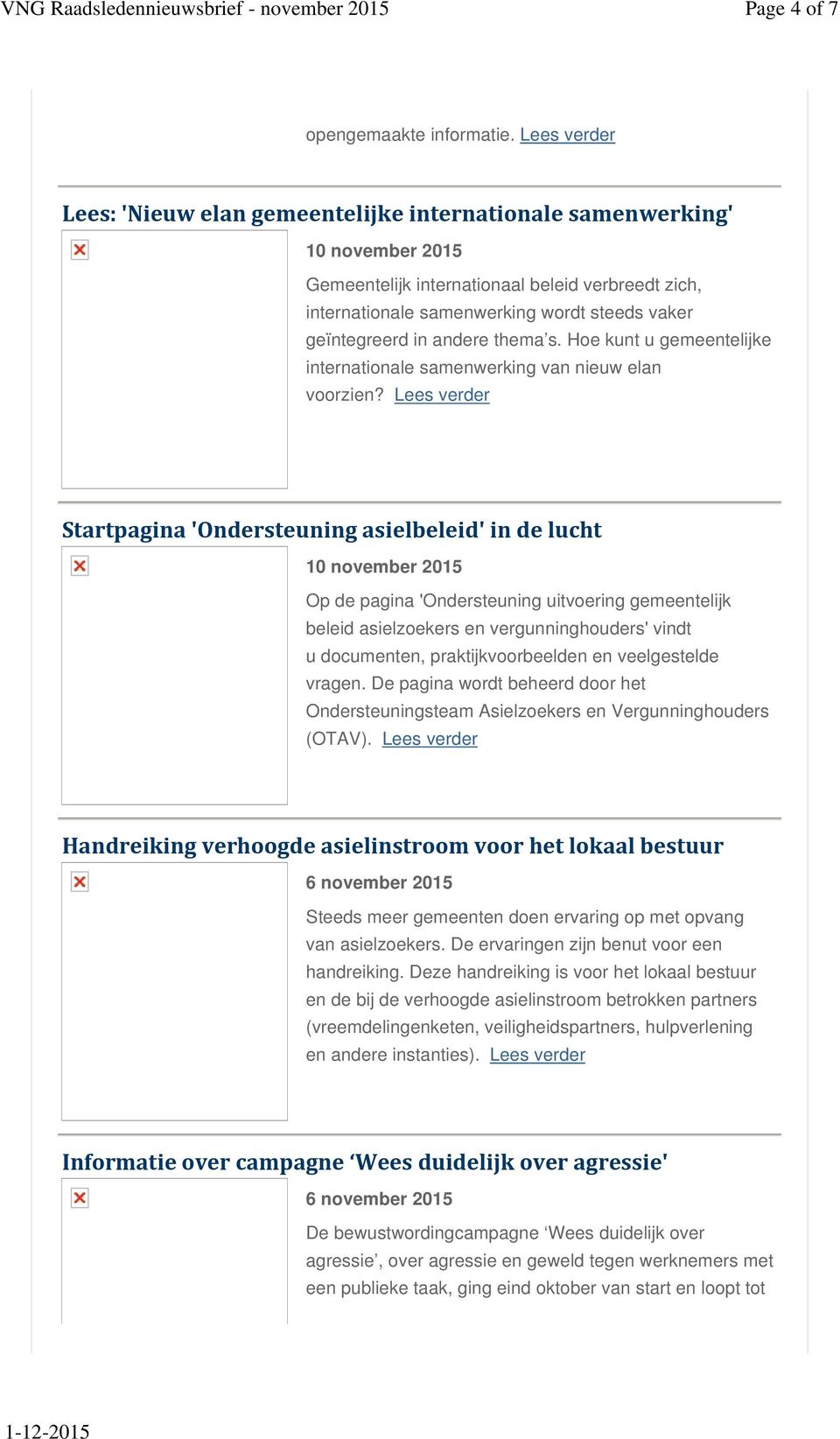 geïntegreerd in andere thema s. Hoe kunt u gemeentelijke internationale samenwerking van nieuw elan voorzien?