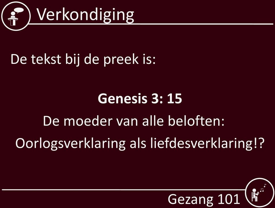 moeder van alle beloften: