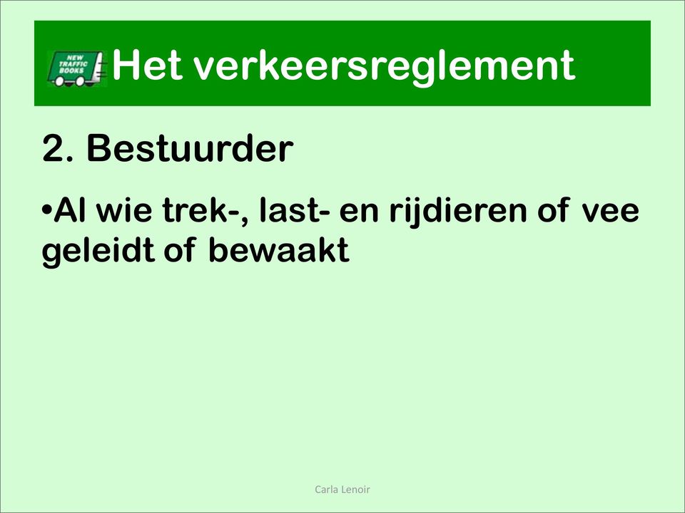 trek-, last- en