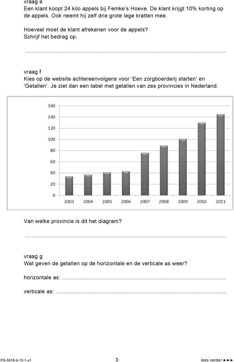 vraag f Kies op de website achtereenvolgens voor Een zorgboerderij starten en Getallen.