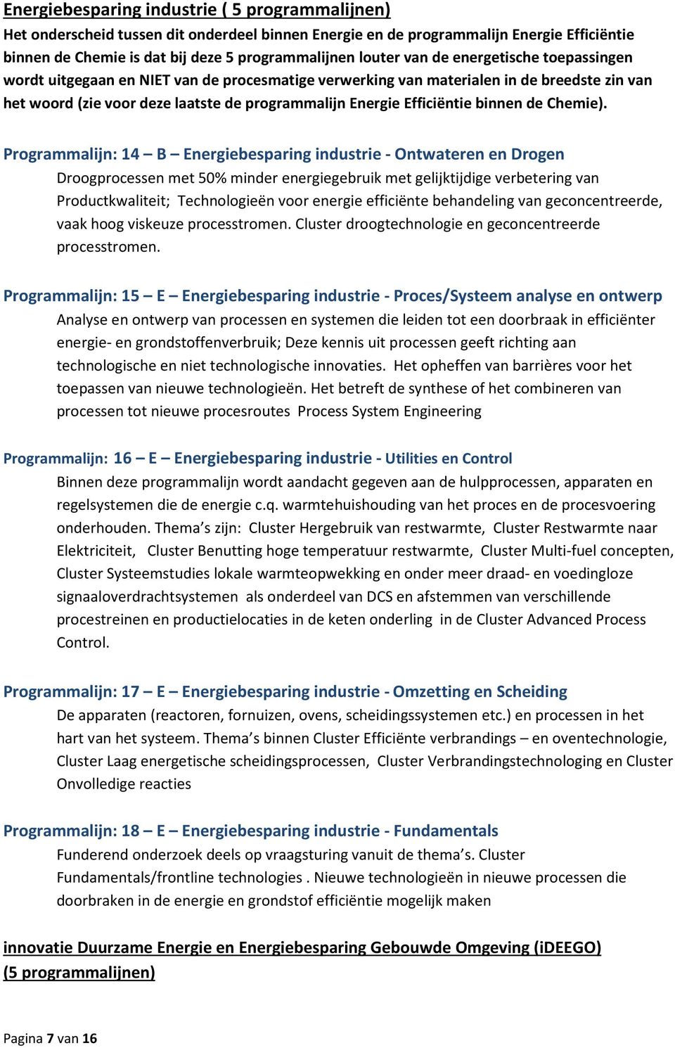 binnen de Chemie).