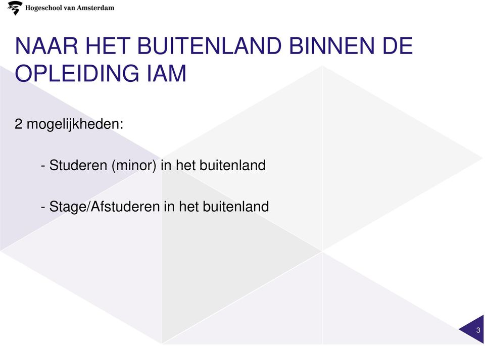 Studeren (minor) in het