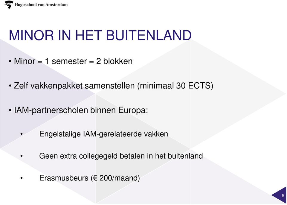 IAM-partnerscholen binnen Europa: Engelstalige