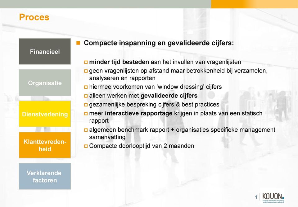 cijfers p alleen werken met gevalideerde cijfers p gezamenlijke bespreking cijfers & best practices p meer interactieve rapportage krijgen in plaats van