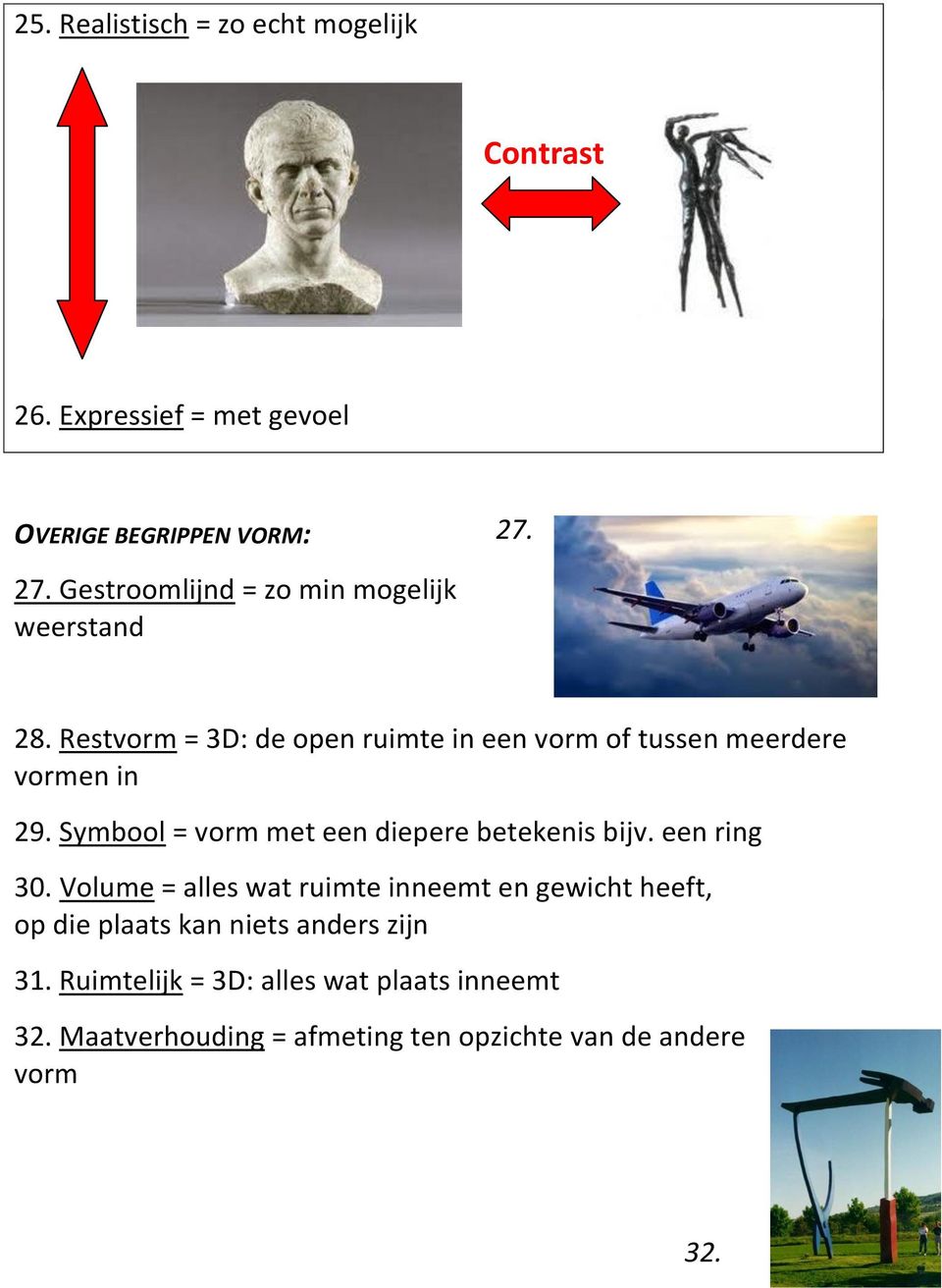 Restvorm = 3D: de open ruimte in een vorm of tussen meerdere vormen in 29.