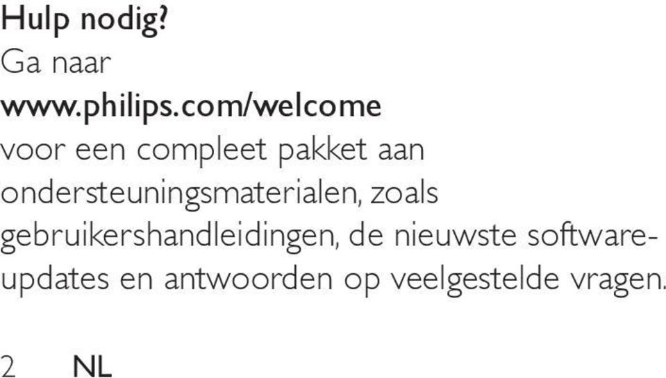 ondersteuningsmaterialen, zoals