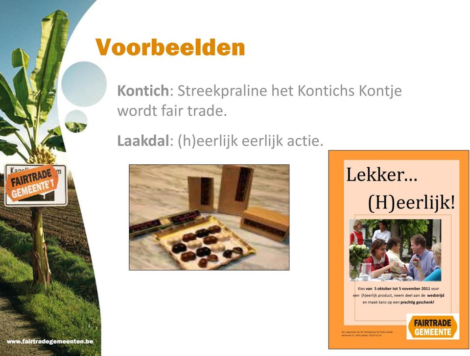 Kontje wordt fair trade.