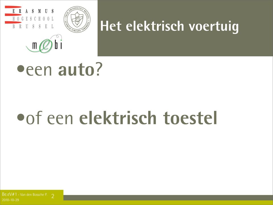 auto? of een