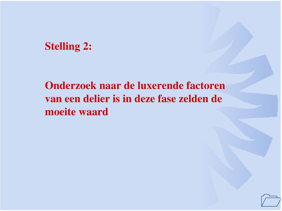 factoren van een delier