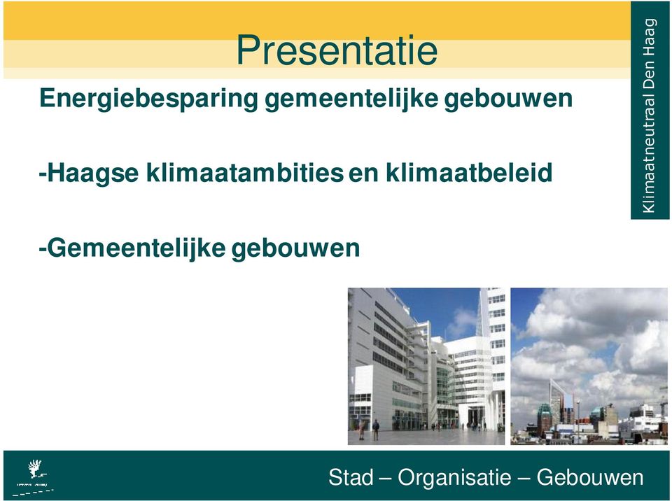 -Haagse klimaatambities en