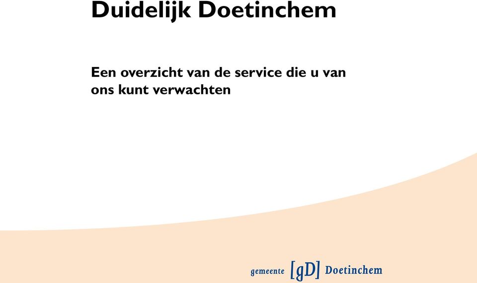 overzicht van de