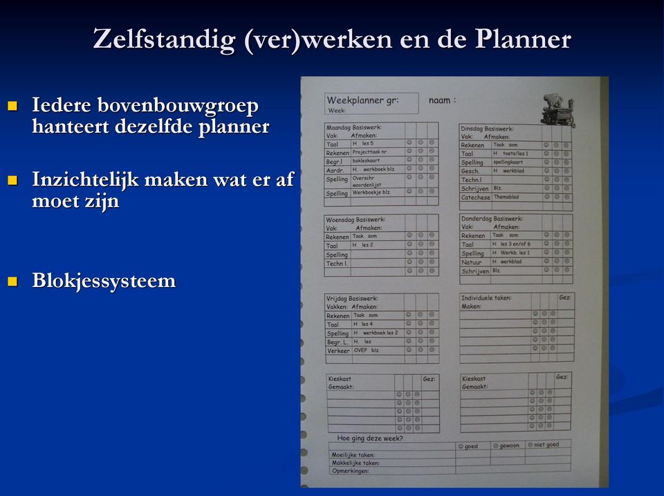 hanteert dezelfde planner