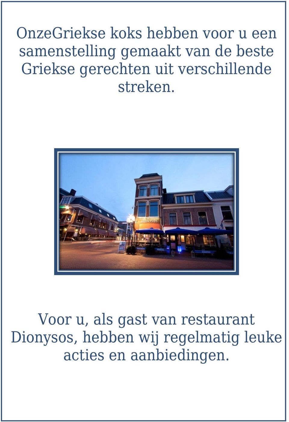 verschillende streken.