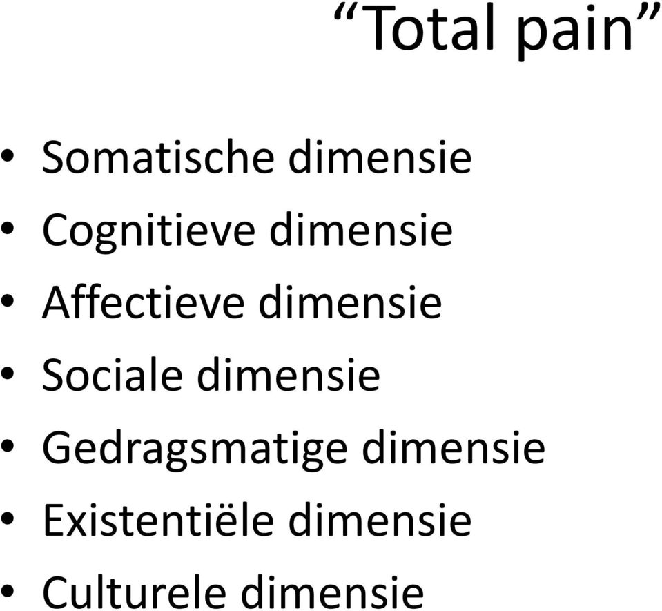 dimensie Sociale dimensie