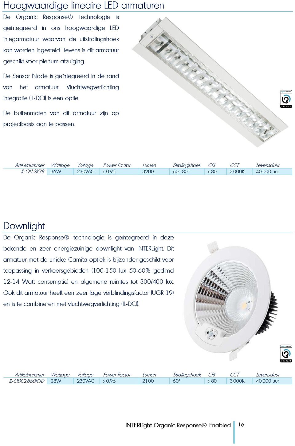 De buitenmaten van dit armatuur zijn op projectbasis aan te passen. Artikelnummer Wattage Voltage Power Factor Lumen Stralingshoek CRI CCT Levensduur IL-OI12K3B 36W 230VAC > 0.95 3200 60-80 > 80 3.