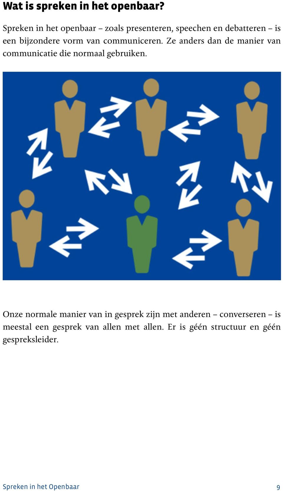 van communiceren. Ze anders dan de manier van communicatie die normaal gebruiken.