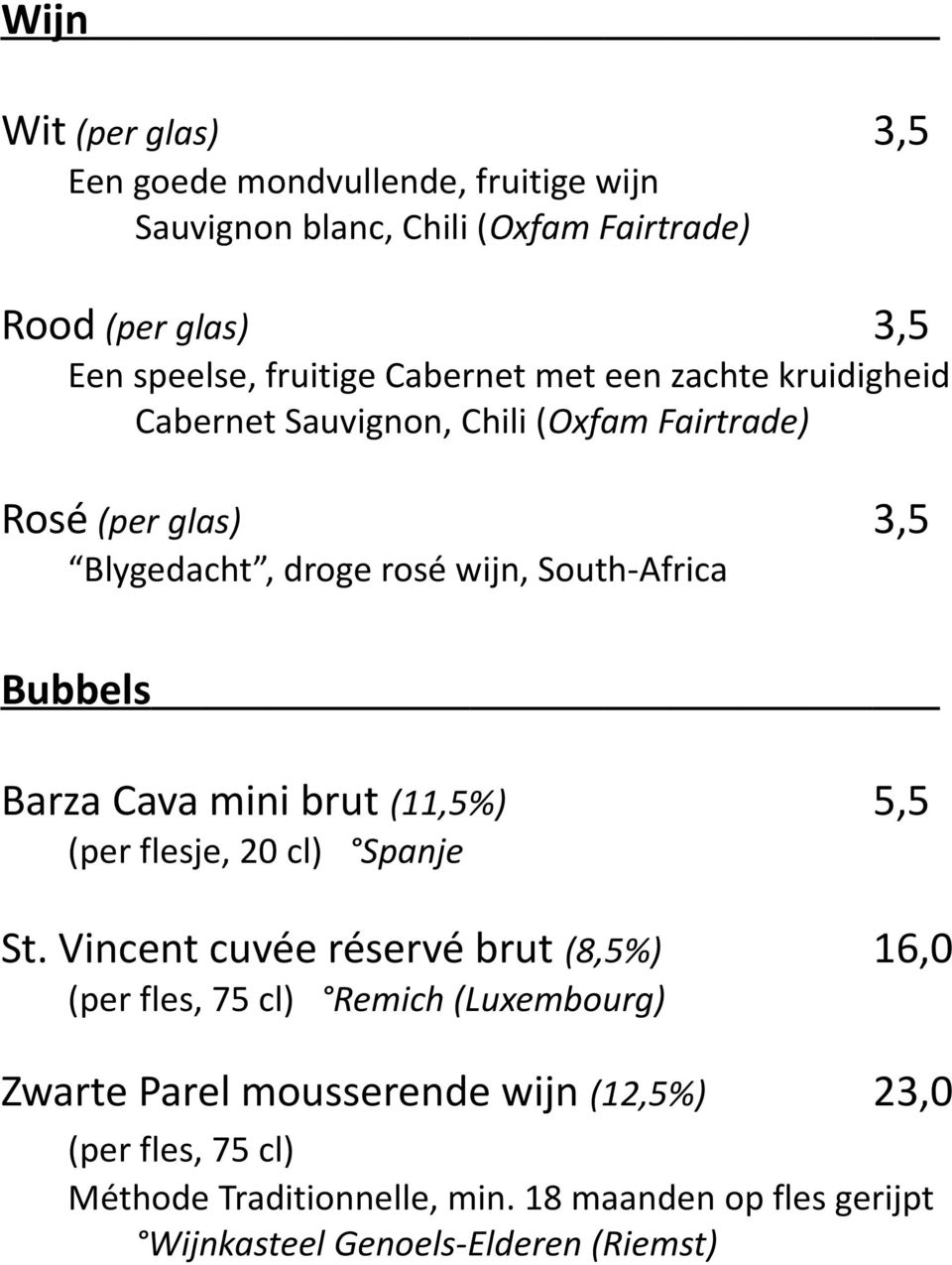 Bubbels Barza Cava mini brut (11,5%) 5,5 (per flesje, 20 cl) Spanje St.