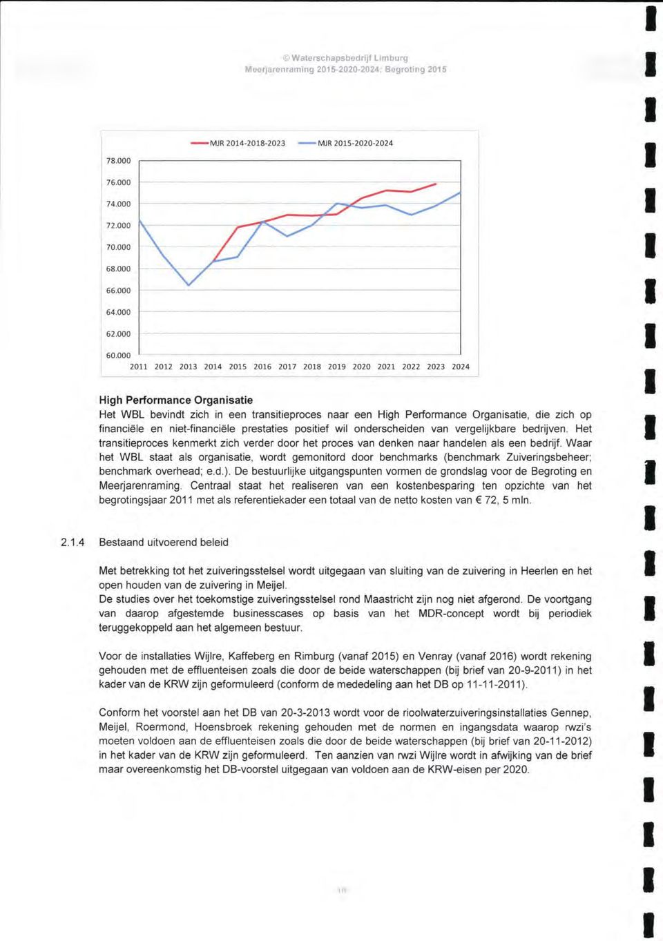 financiële en niet-financiële prestaties positief wil onderscheiden van vergelijkbare bedrijven. Het transitieproces kenmerkt zich verder door het proces van denken naar handelen als een bedrijf.