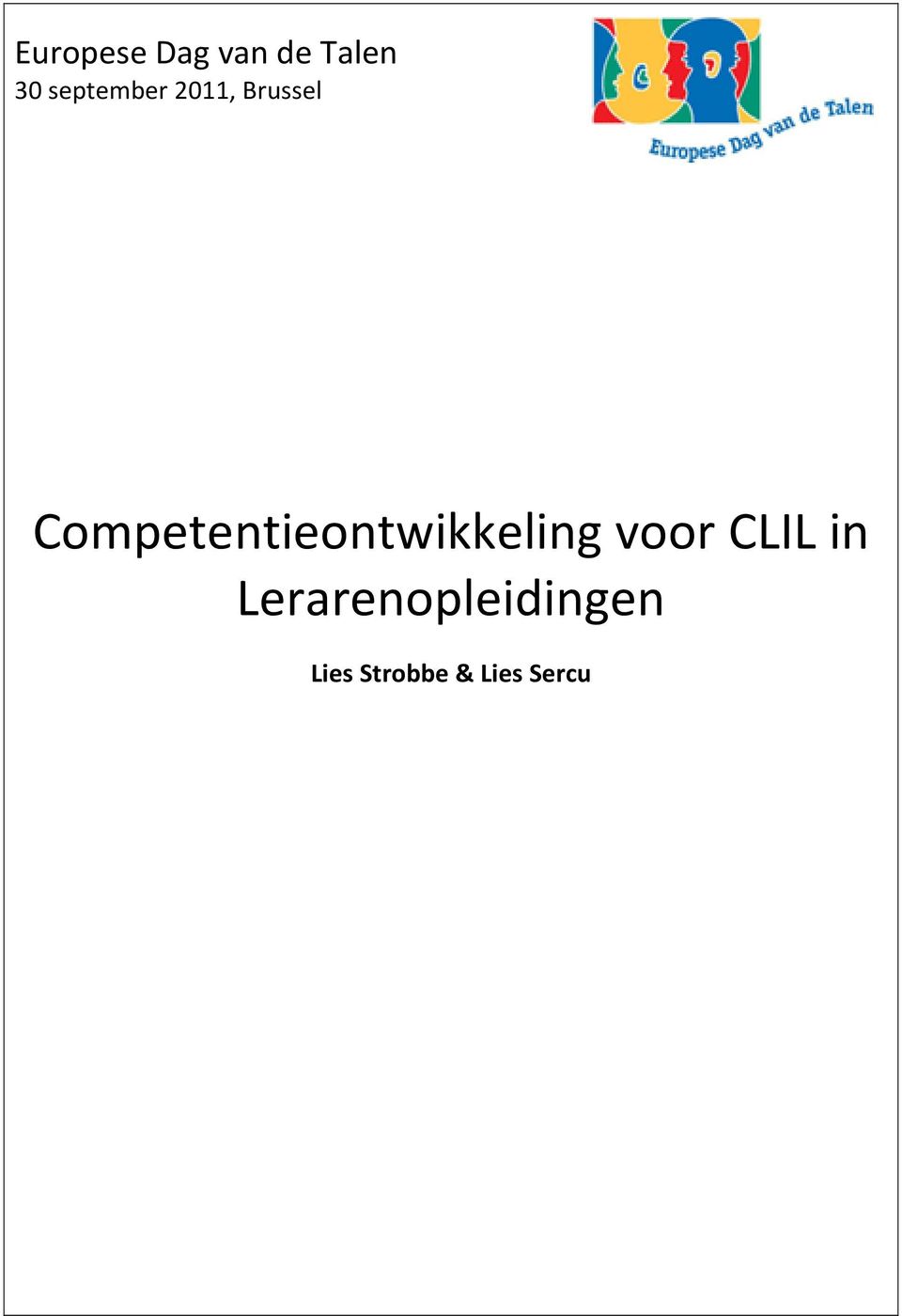Competentieontwikkeling voor CLIL