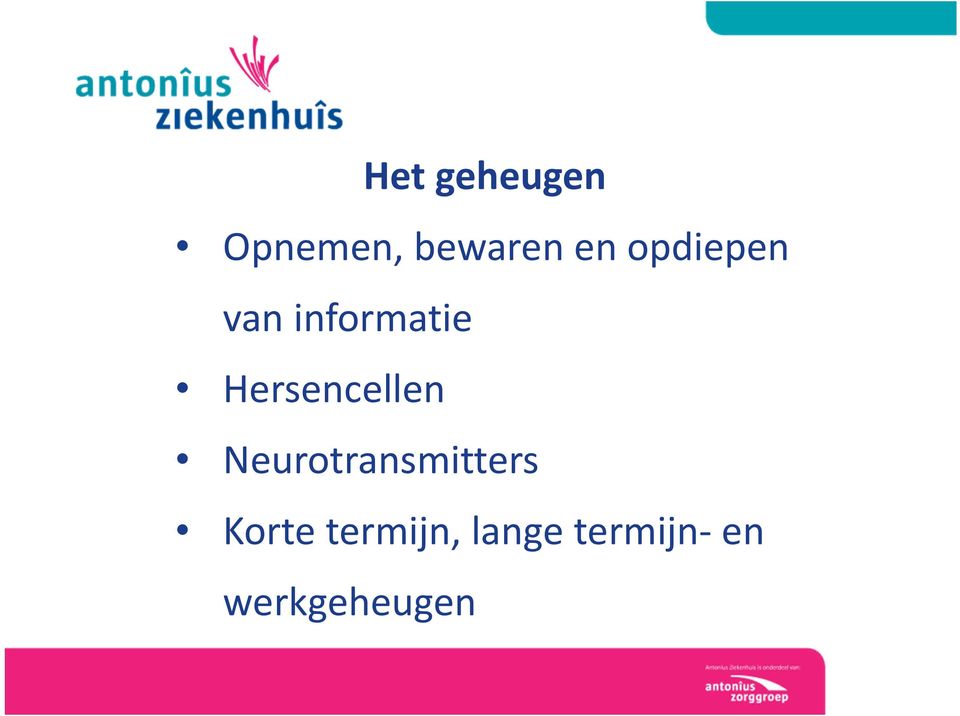 Hersencellen Neurotransmitters