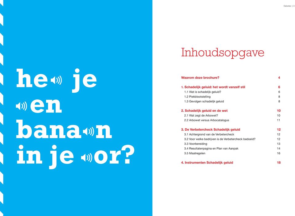 De Verbetercheck Schadelijk geluid 12 3.1 Achtergrond van de Verbetercheck 12 3.2 Voor welke bedrijven is de Verbetercheck bedoeld?