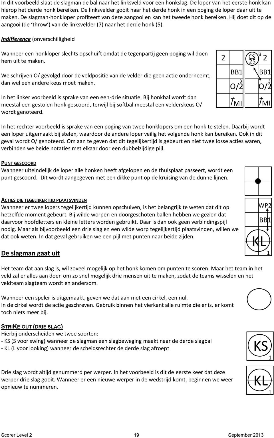 Hij doet dit op de aangooi (de throw ) van de linksvelder (7) naar het derde honk ().