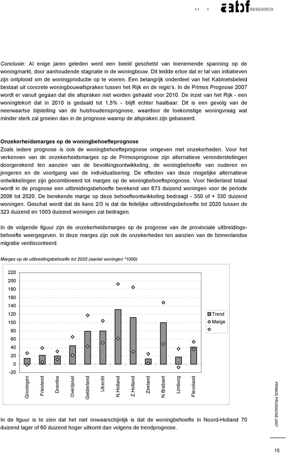 Een belangrijk onderdeel van het Kabinetsbeleid bestaat uit concrete woningbouwafspraken tussen het Rijk en de regio s.