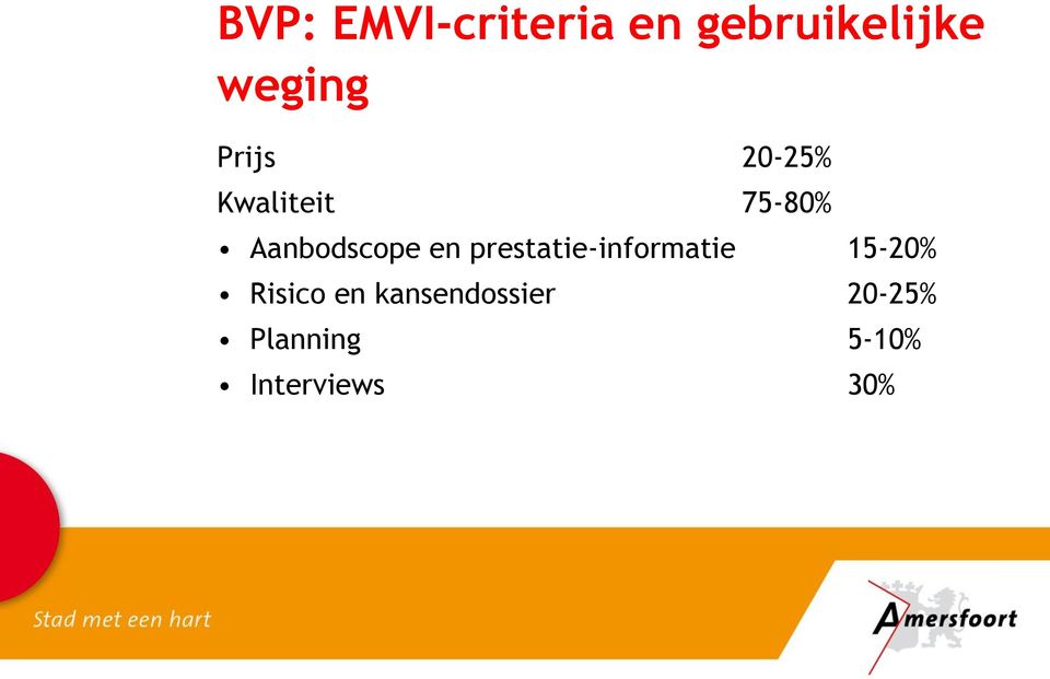 en prestatie-informatie 15-20% Risico en