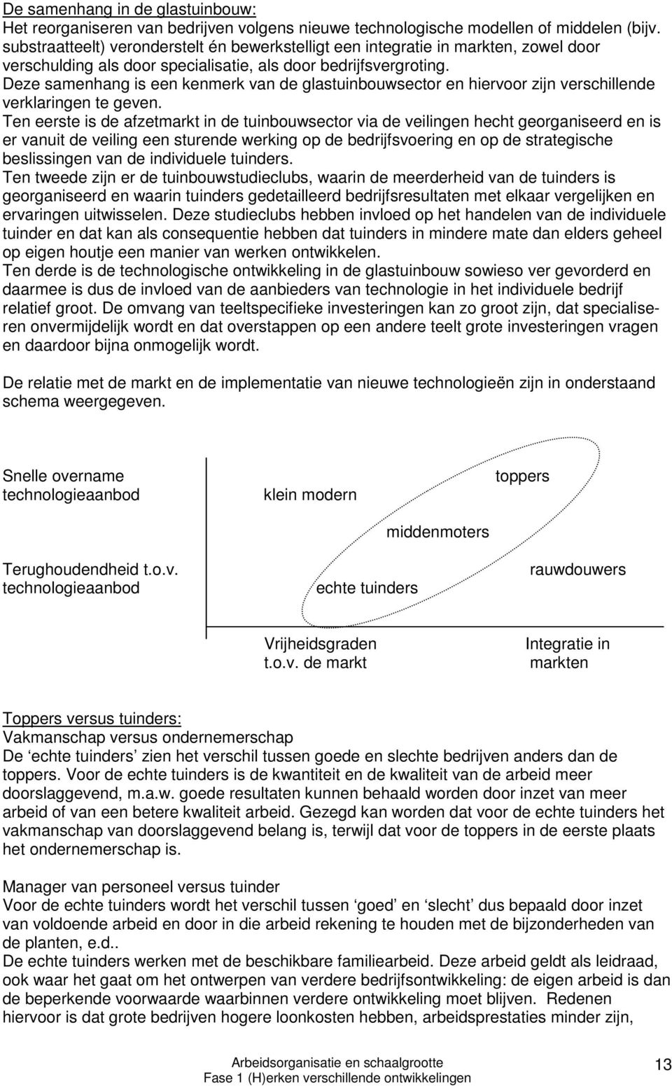 Deze samenhang is een kenmerk van de glastuinbouwsector en hiervoor zijn verschillende verklaringen te geven.