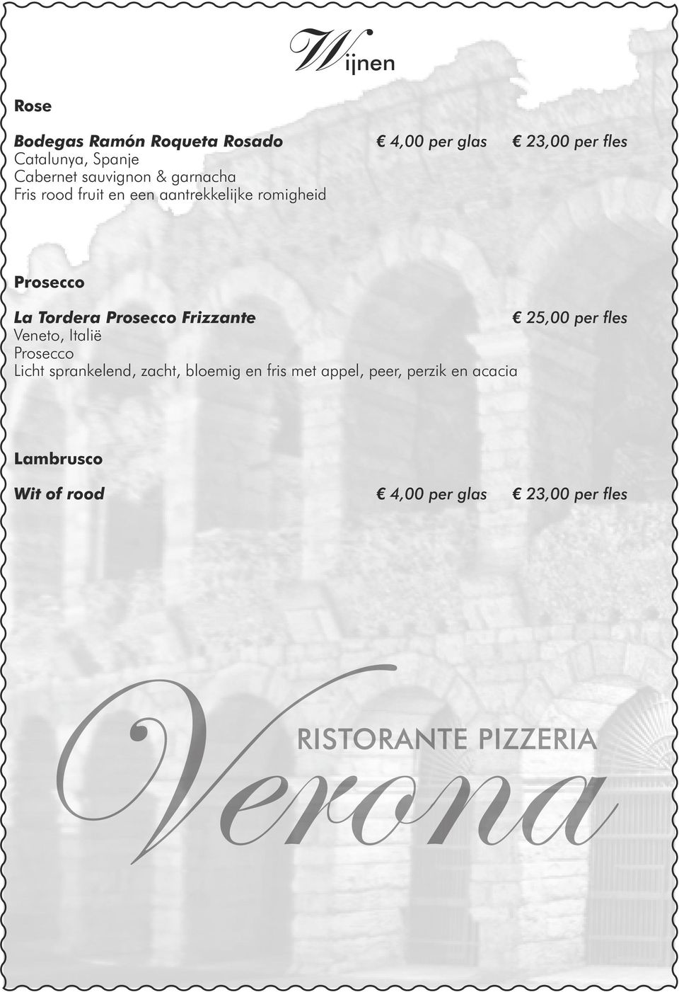Tordera Prosecco Frizzante 25,00 per fles Veneto, Italië Prosecco Licht sprankelend, zacht,
