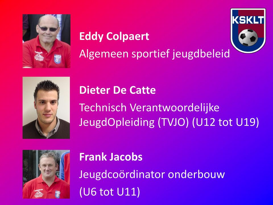 JeugdOpleiding (TVJO) (U12 tot U19) Frank