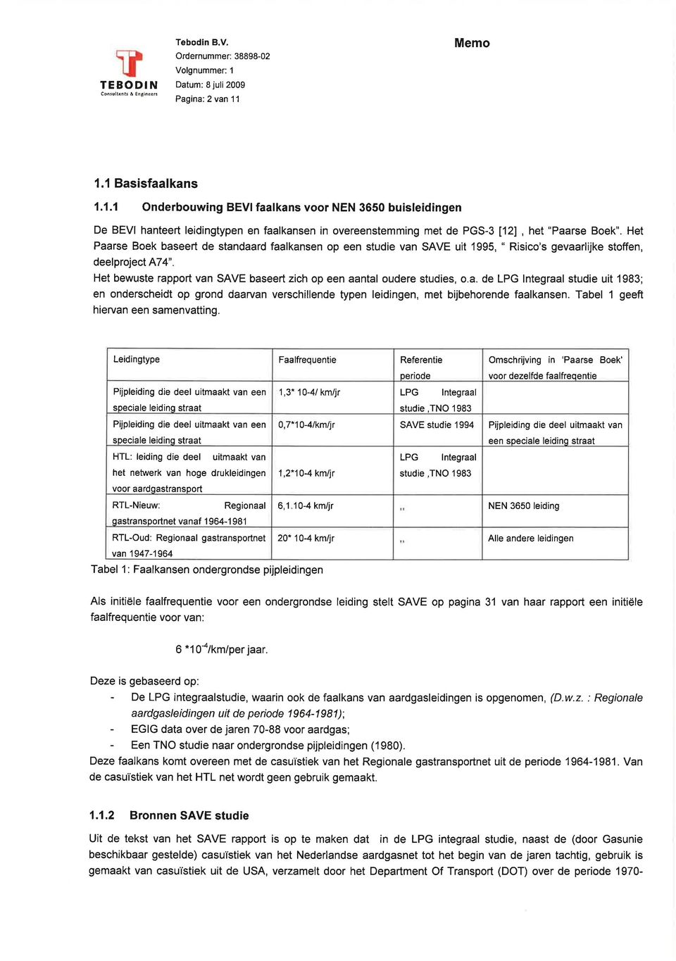 Het Prse Boek bseert de stndrd flknsen op een studie vn SAVE uit 1995,'Risico's gevrlijke stoffen, deelproject 474". Het bewuste rpport vn SAVE bseert zich op een ntl oudere studies, o.