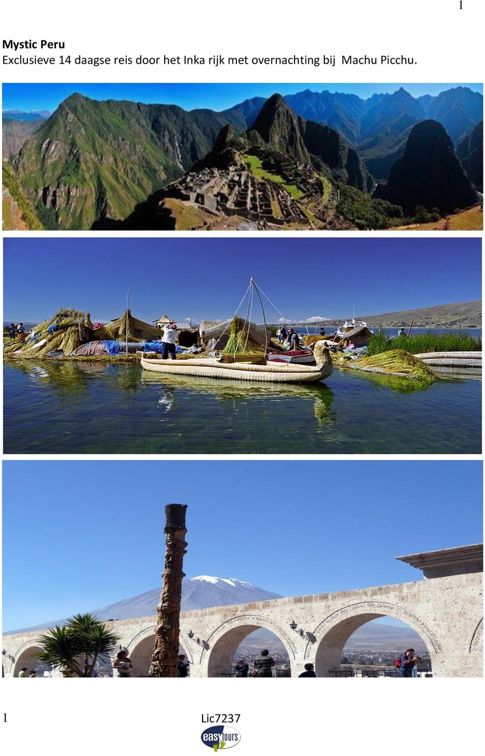 reis door het Inka rijk