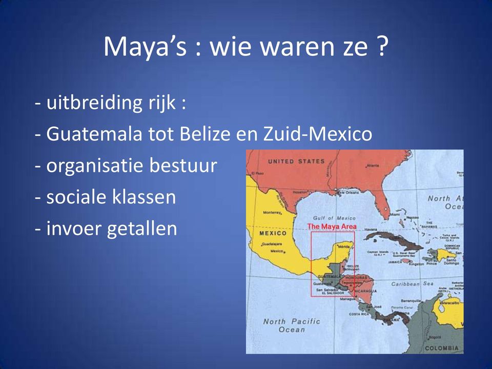 tot Belize en Zuid-Mexico -