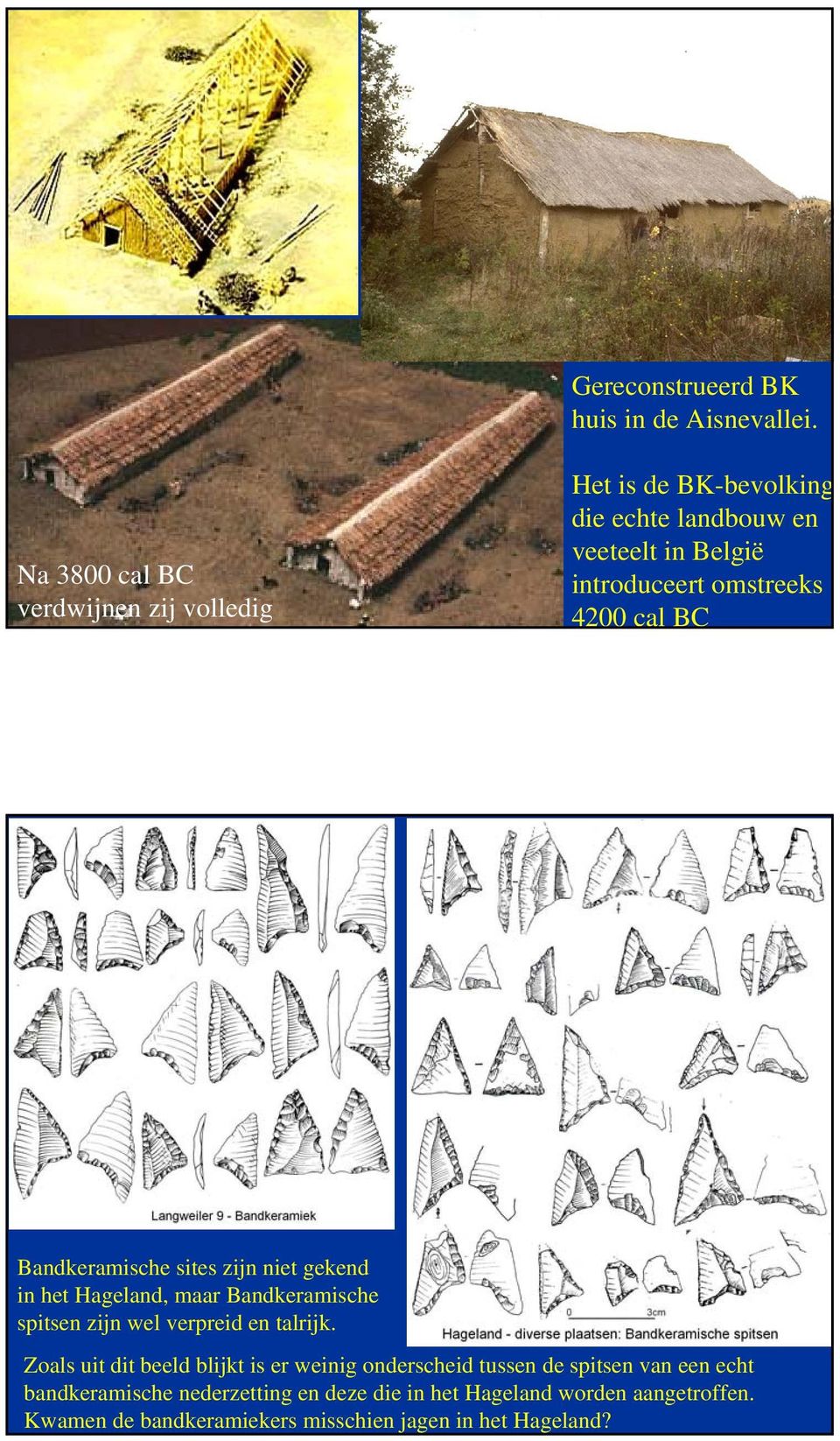 4200 cal BC Bandkeramische sites zijn niet gekend in het Hageland, maar Bandkeramische spitsen zijn wel verpreid en talrijk.