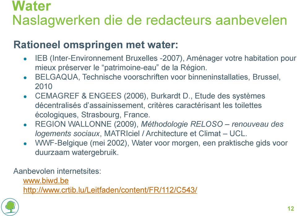 , Etude des systèmes décentralisés d assainissement, critères caractérisant les toilettes écologiques, Strasbourg, France.