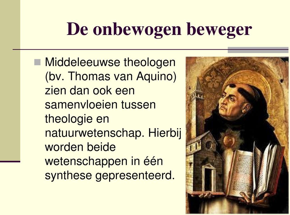 tussen theologie en natuurwetenschap.