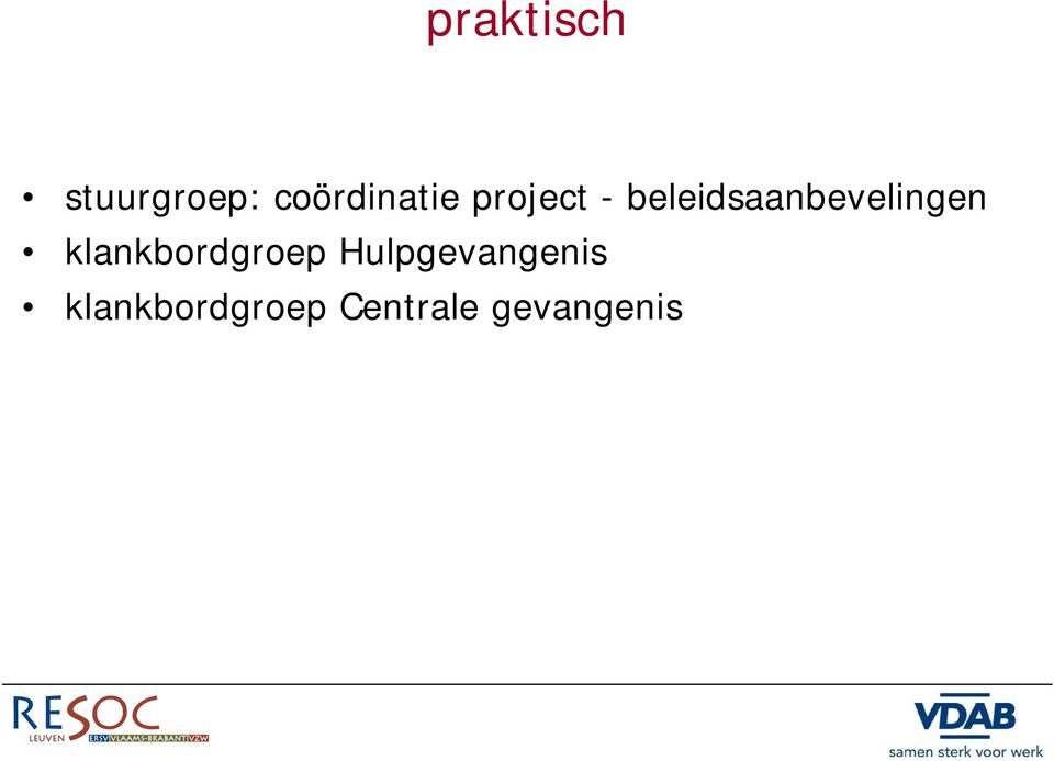 beleidsaanbevelingen