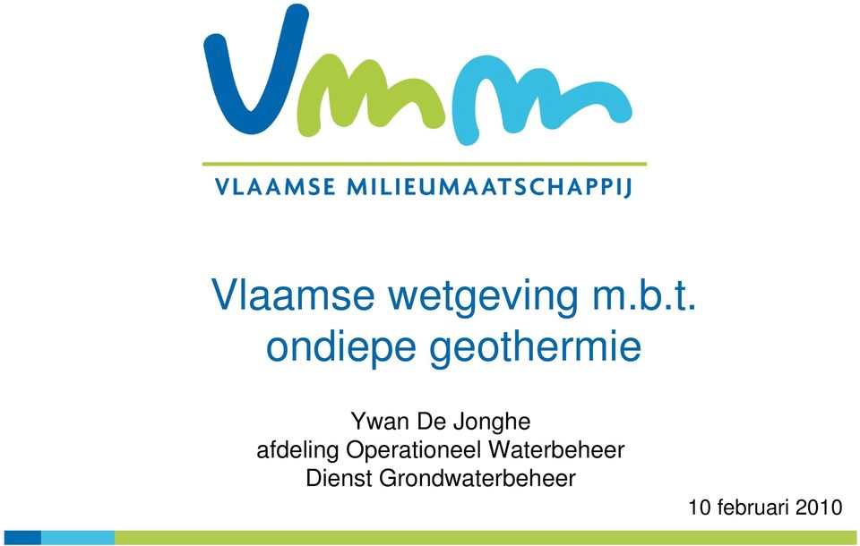 ondiepe geothermie Ywan De Jonghe