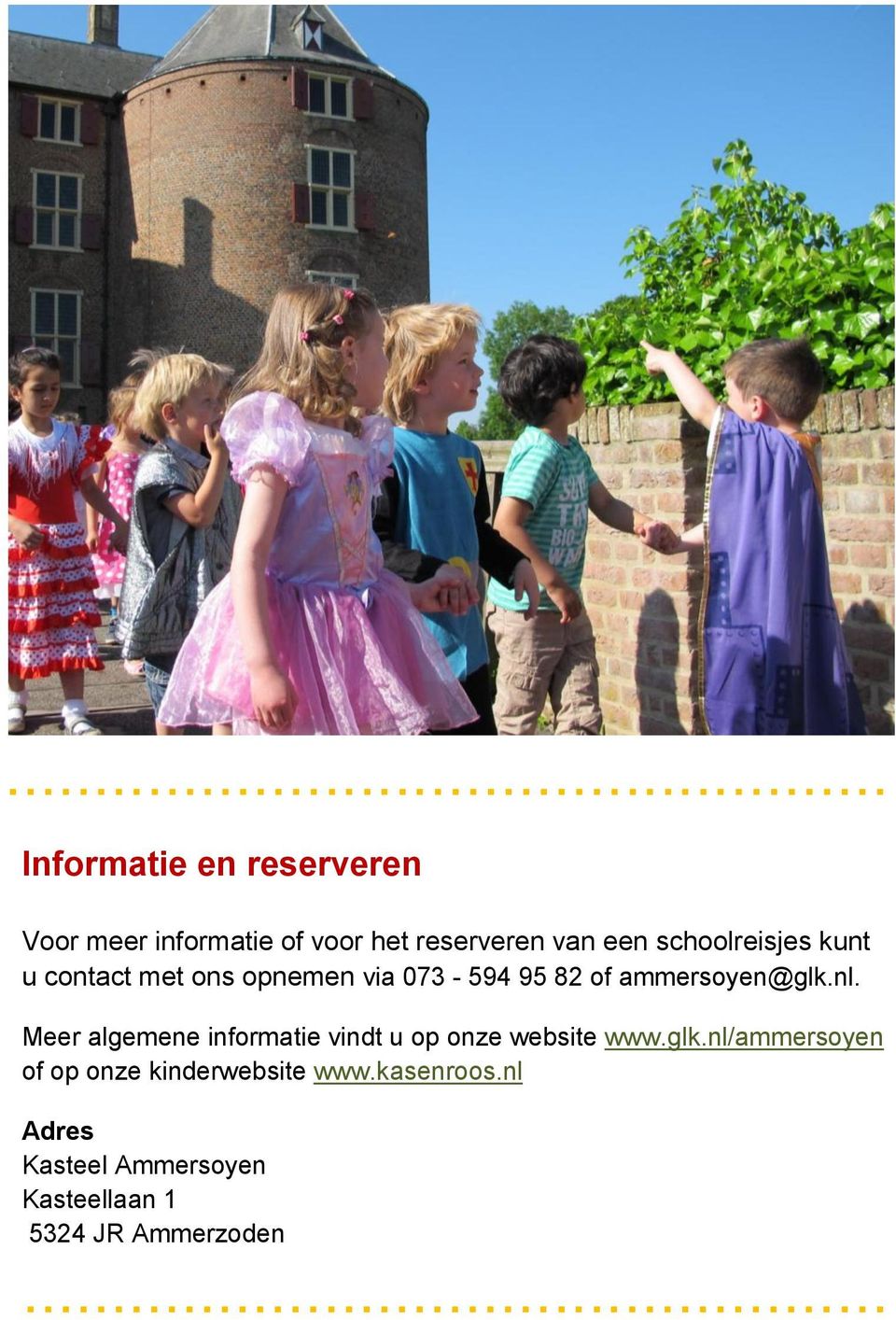 Meer algemene informatie vindt u op onze website www.glk.