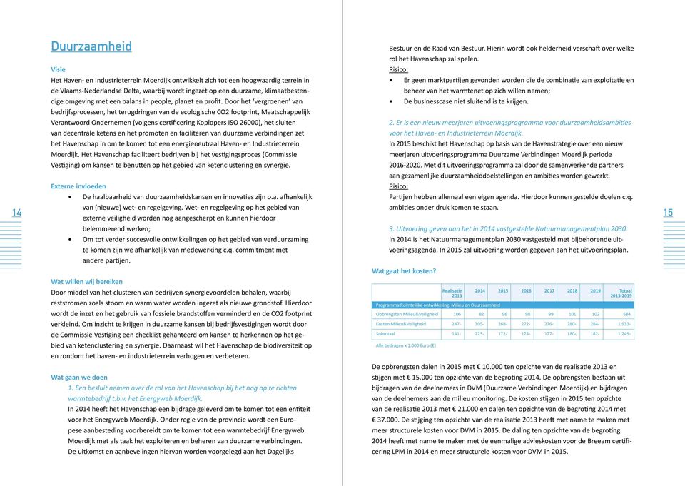 Door het vergroenen van bedrijfsprocessen, het terugdringen van de ecologische CO2 footprint, Maatschappelijk Verantwoord Ondernemen (volgens certificering Koplopers ISO 26000), het sluiten van