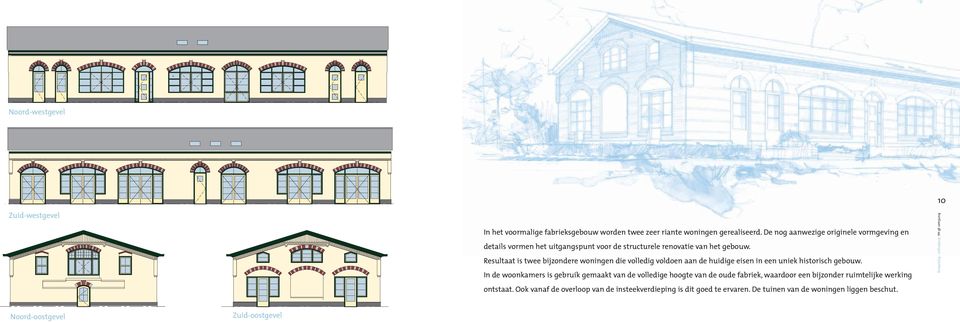 Resultaat is twee bijzondere woningen die volledig voldoen aan de huidige eisen in een uniek historisch gebouw.