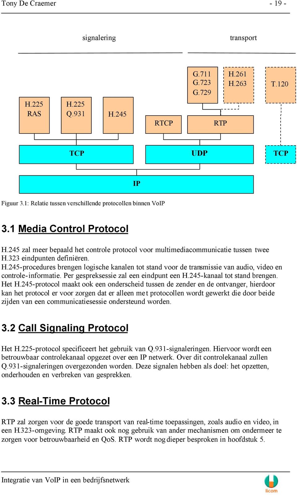 Per gespreksessie zal een eindpunt een H.245-kanaal tot stand brengen. Het H.