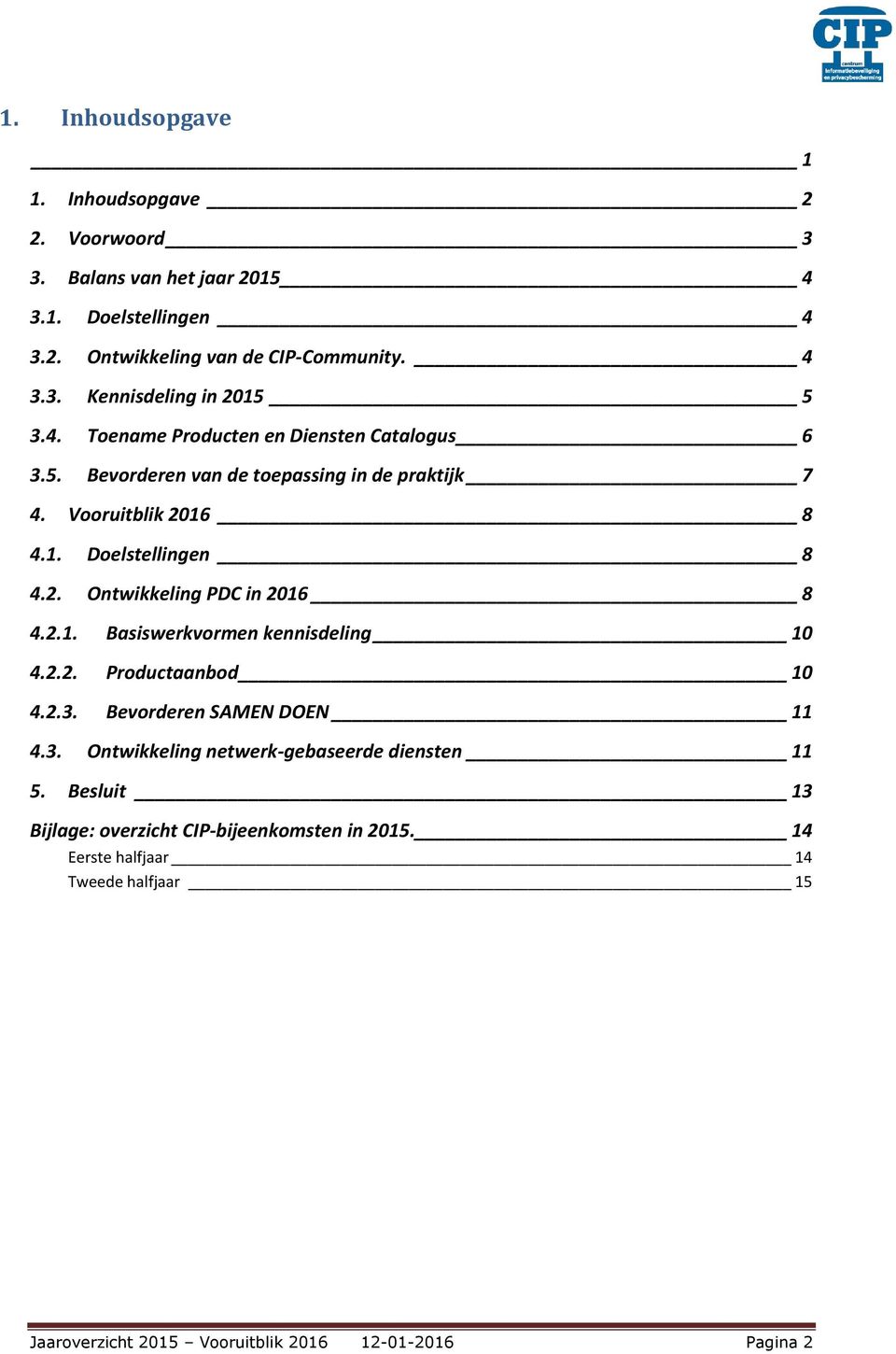 2.1. Basiswerkvormen kennisdeling 10 4.2.2. Productaanbod 10 4.2.3. Bevorderen SAMEN DOEN 11 4.3. Ontwikkeling netwerk-gebaseerde diensten 11 5.