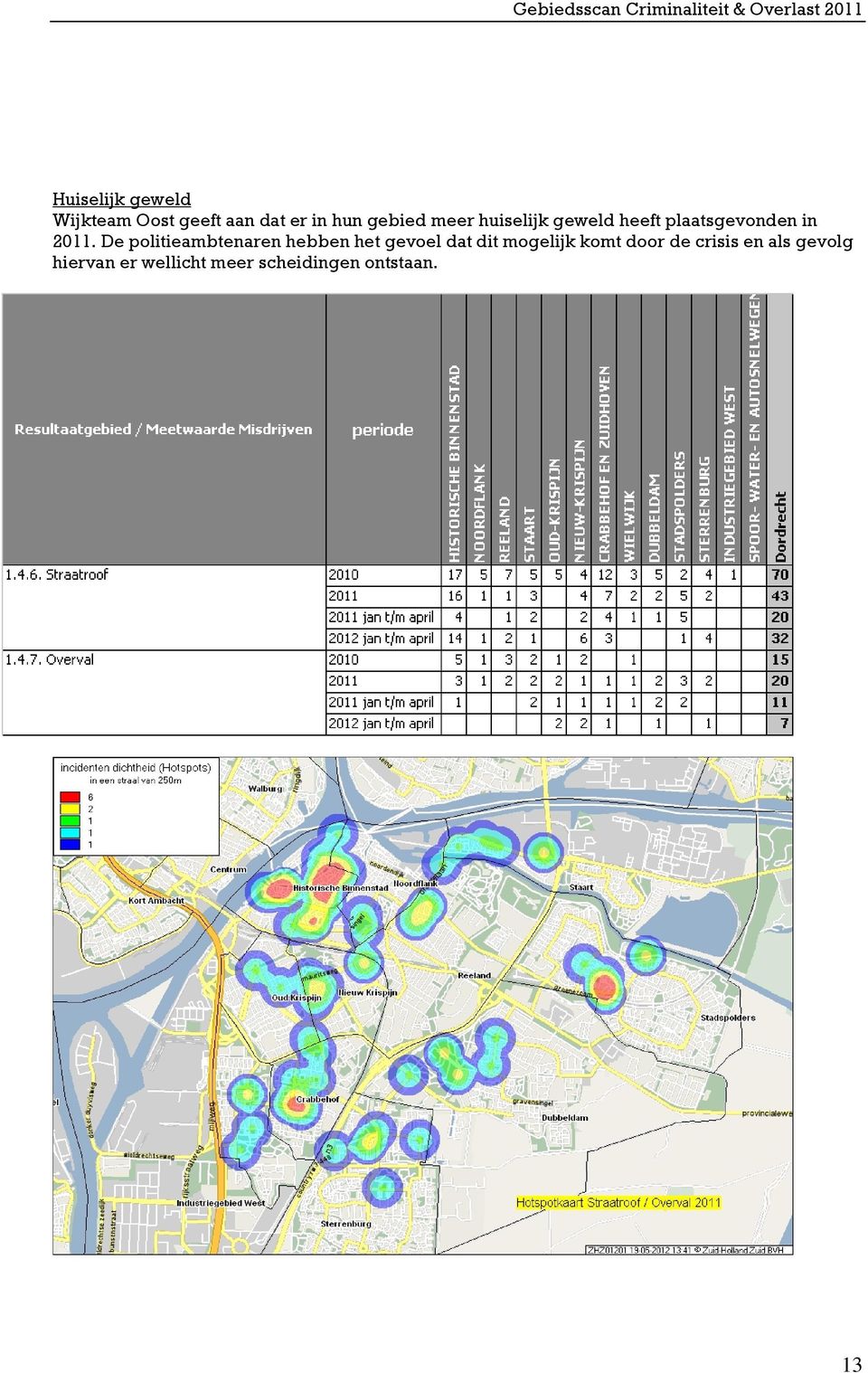 De politieambtenaren hebben het gevoel dat dit mogelijk komt