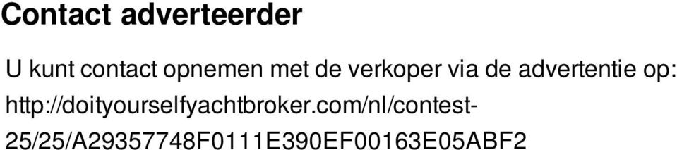 advertentie op: