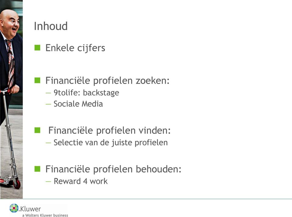 Financiële profielen vinden: Selectie van de